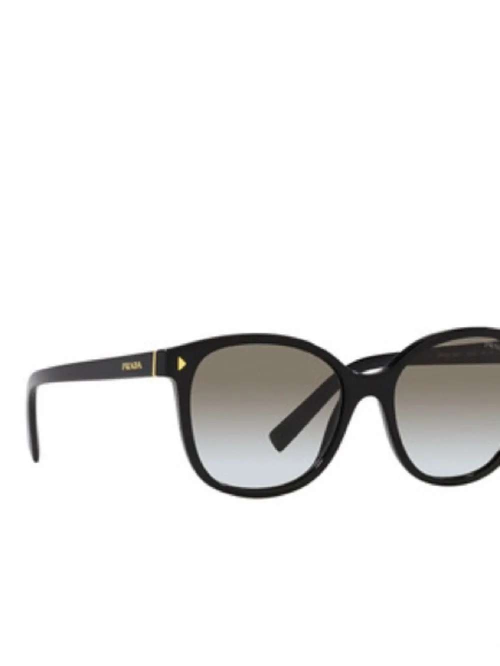 Prada Black Frames with Gray Gradient Lenses Cat-Eye Sunglasses